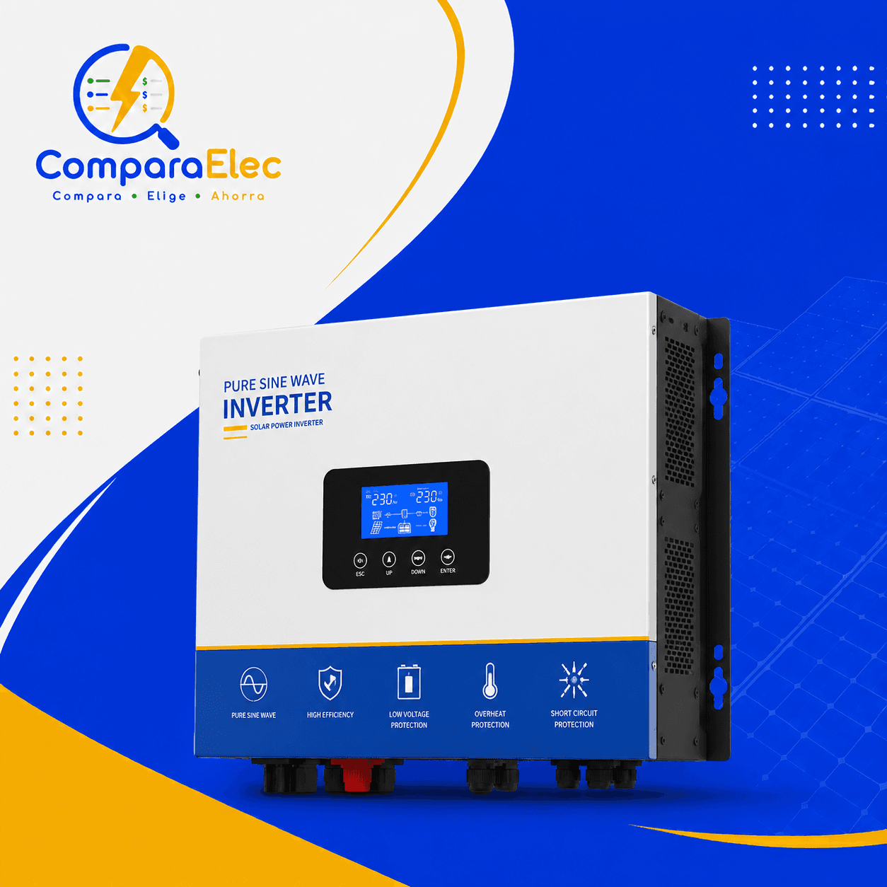 Inversor Cargador Axpert 1000W PWM Voltronic Power